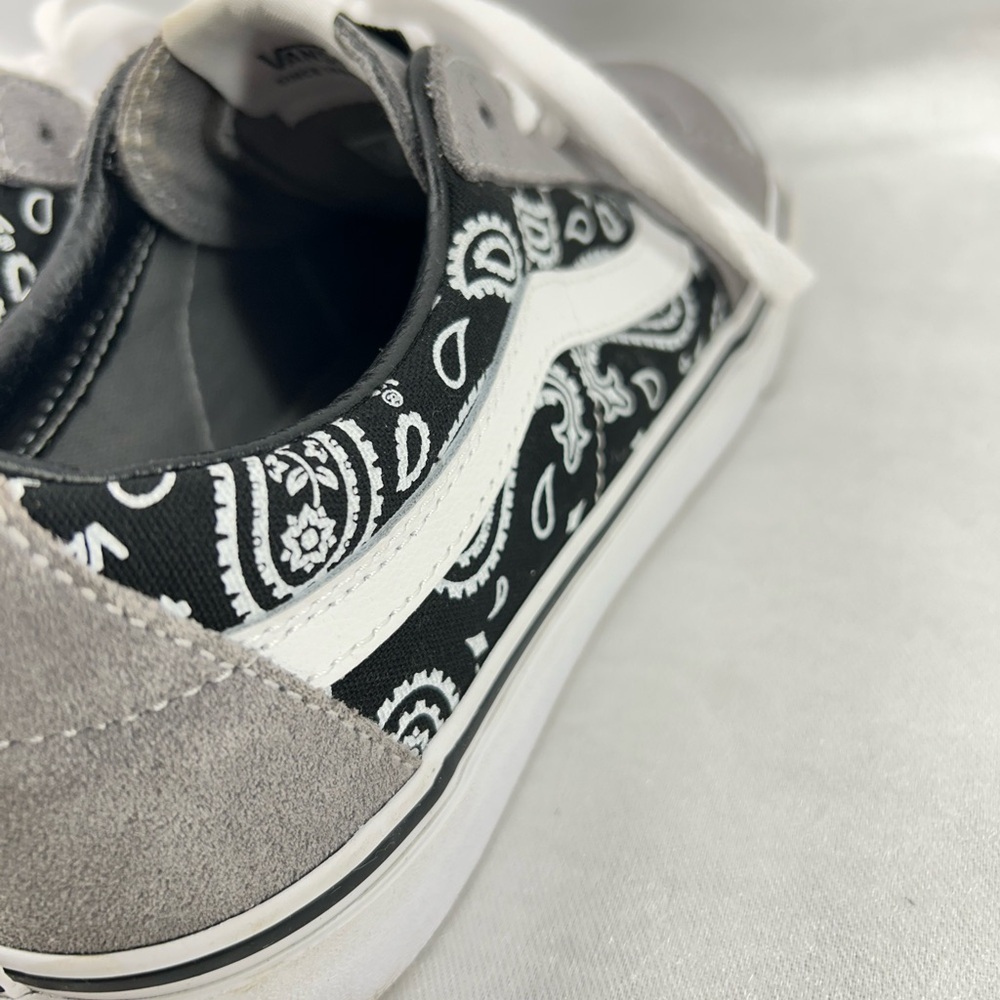 Vans Sk8 Low Paisley Suede Sneakers Size W9.5 - Picture 7 of 15